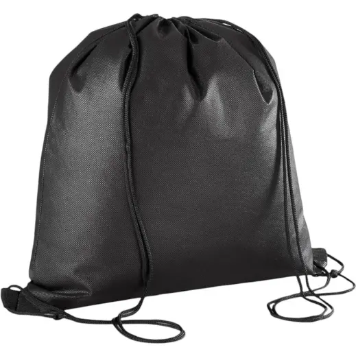 Altitude Whitefield Non-Woven Drawstring Bag Black